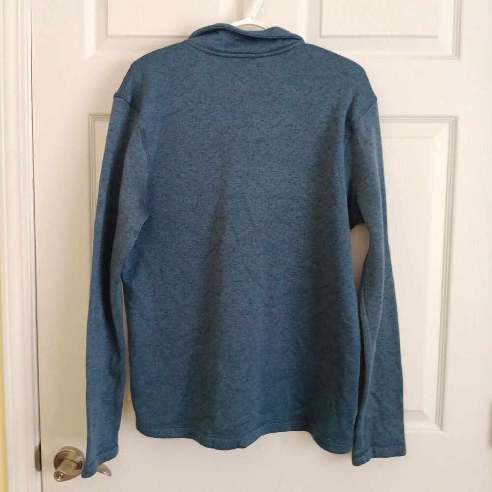 Eddie Bauer Men's Quarter-Zip Fleece Pullover Sweater Large - Picture 3 of 8
